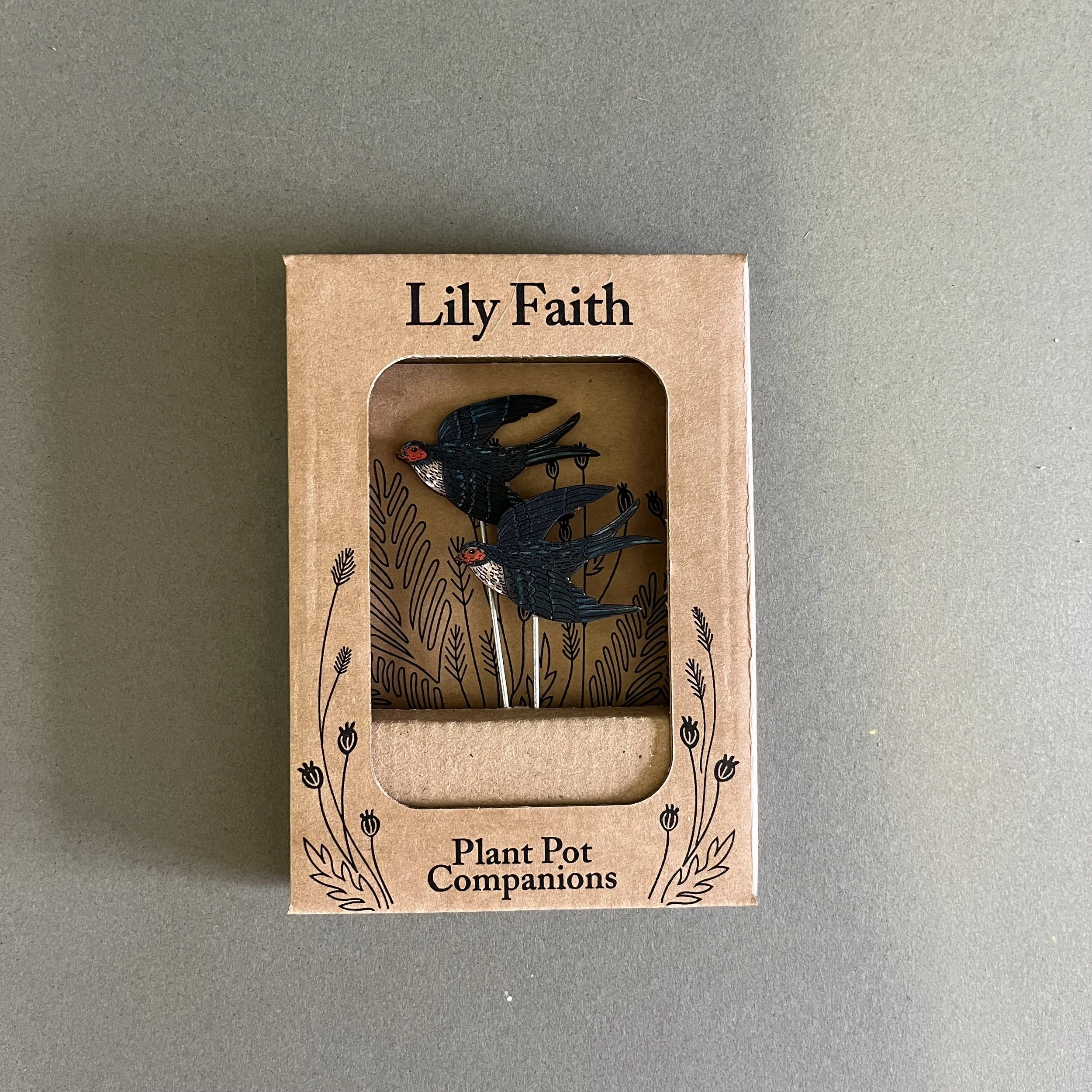 Lily Faith Swallow Plant Pot Companions
