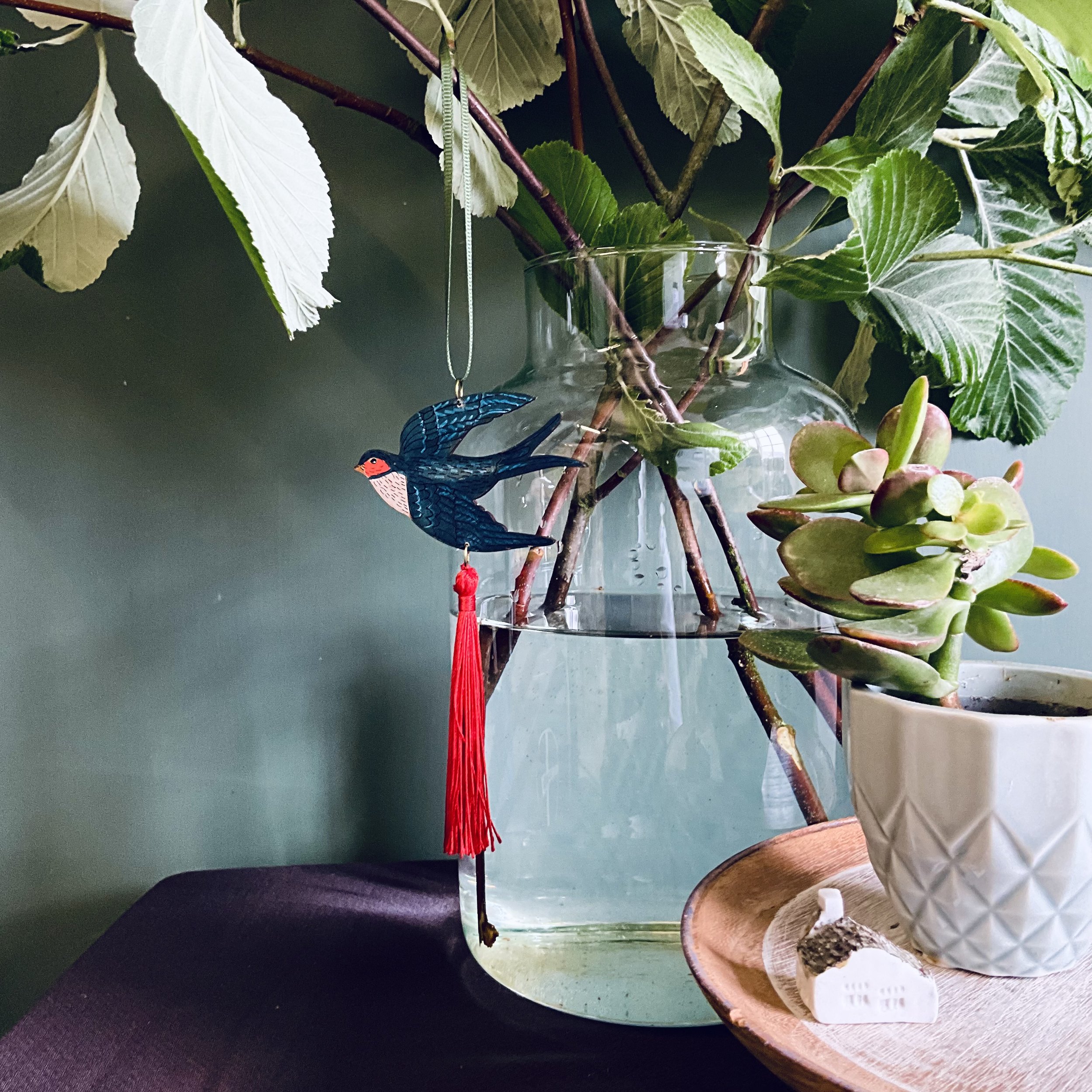 Swallow tassel decoration