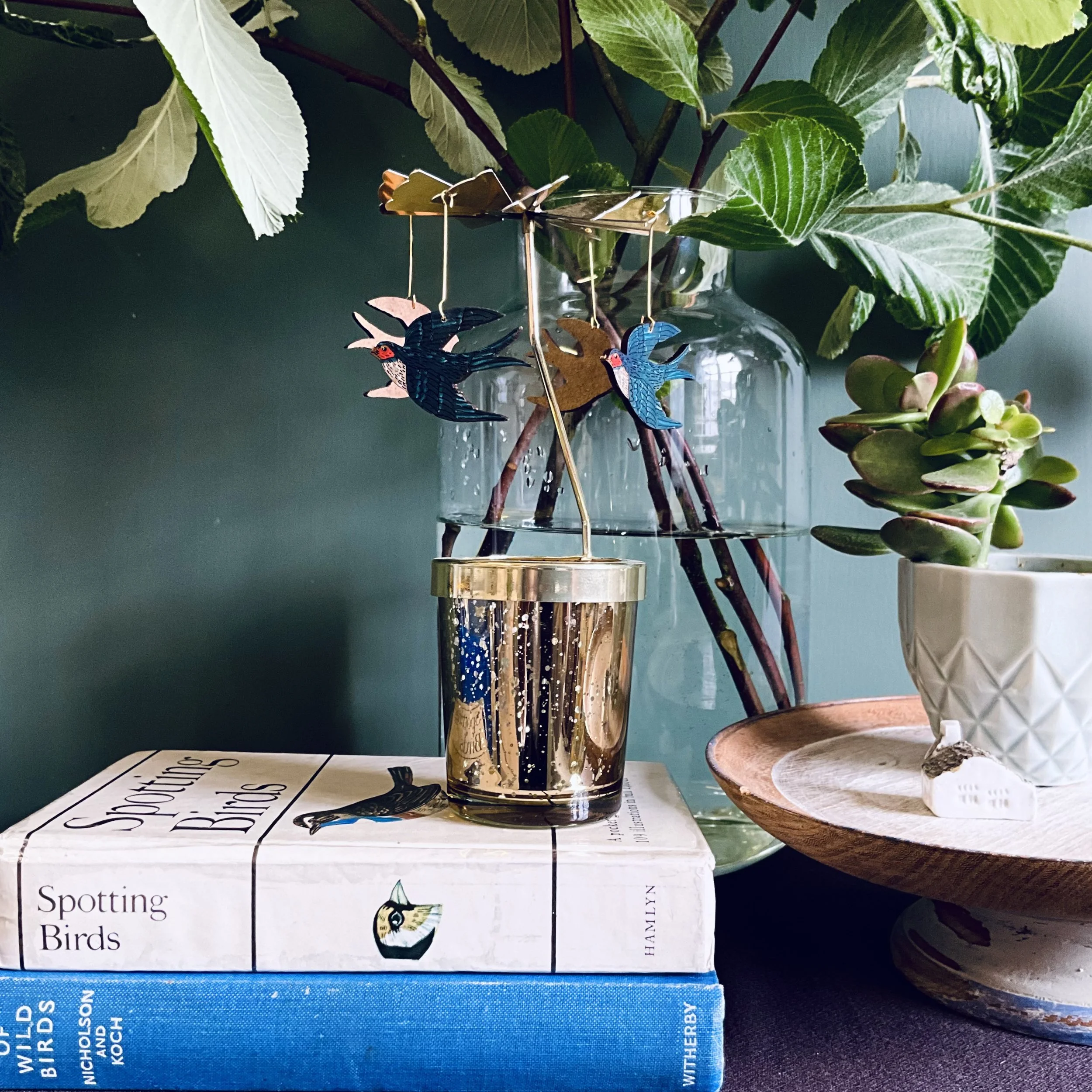 swallow candle carousel