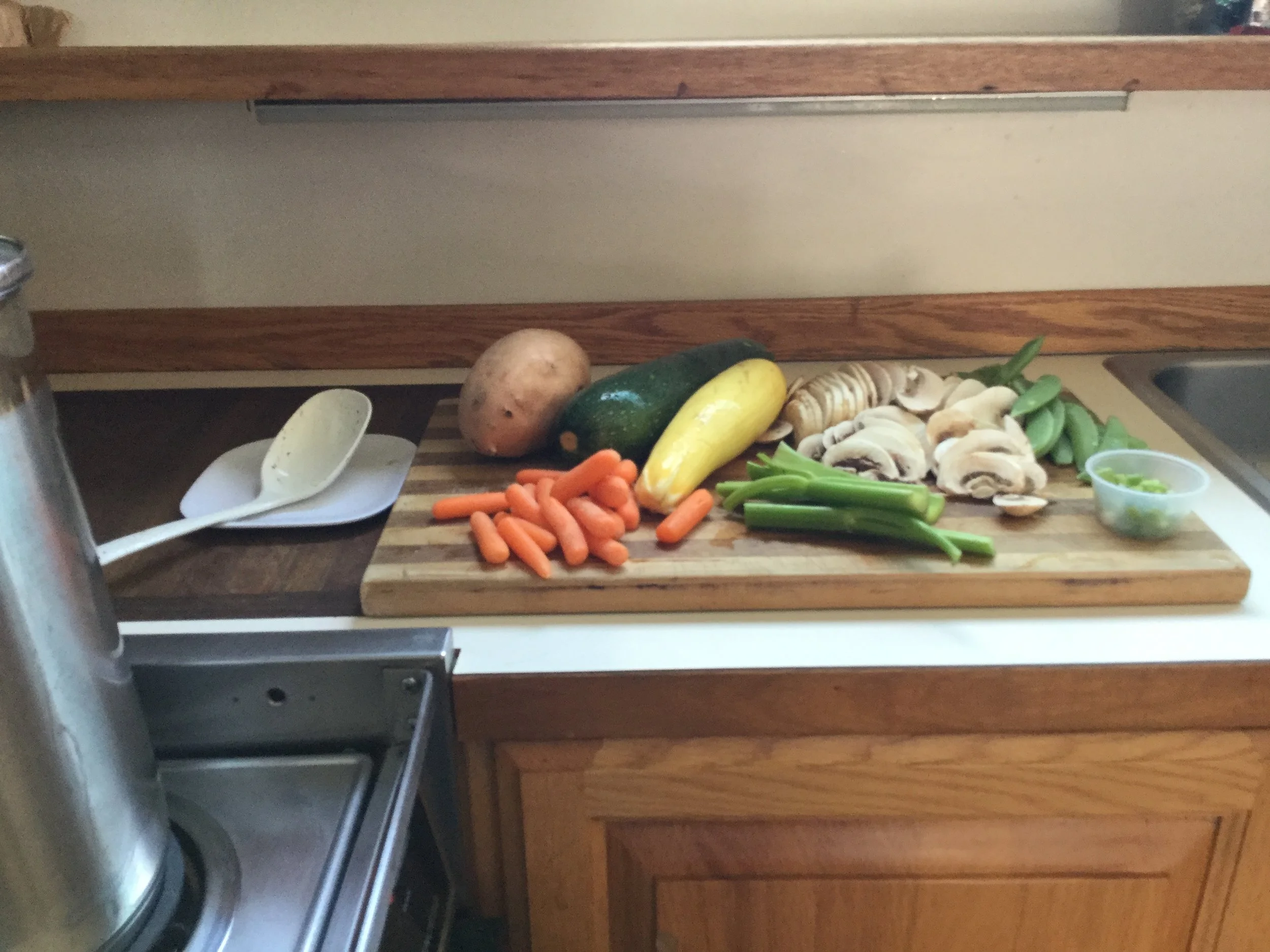 PINEAWEIGH - DAY SEVENTEEN; Soup Preparation Underway