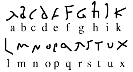 #79  A WOMAN'S BRIEFS -- ALPHABETS