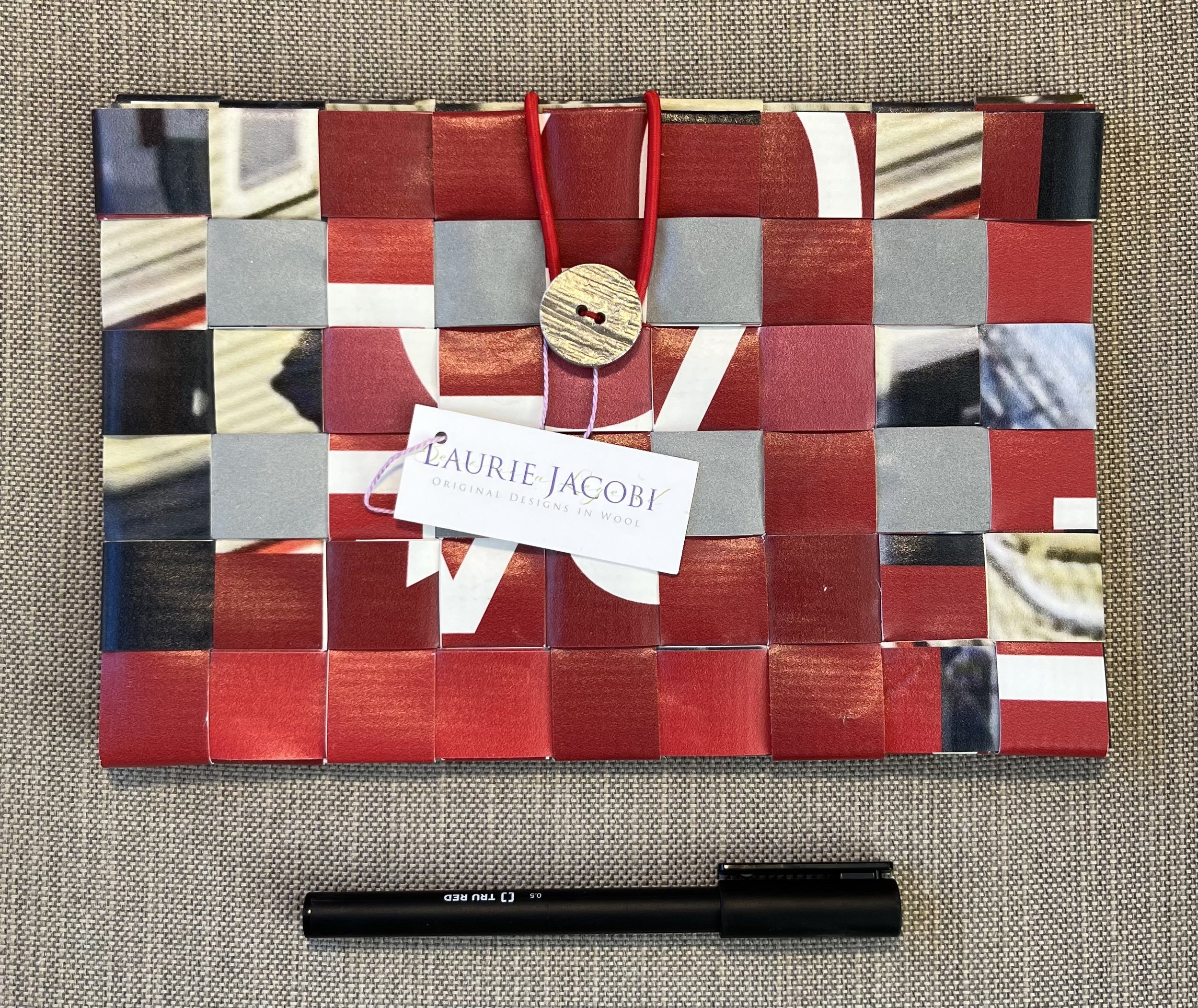 Purse red - Woven Billboard Collection