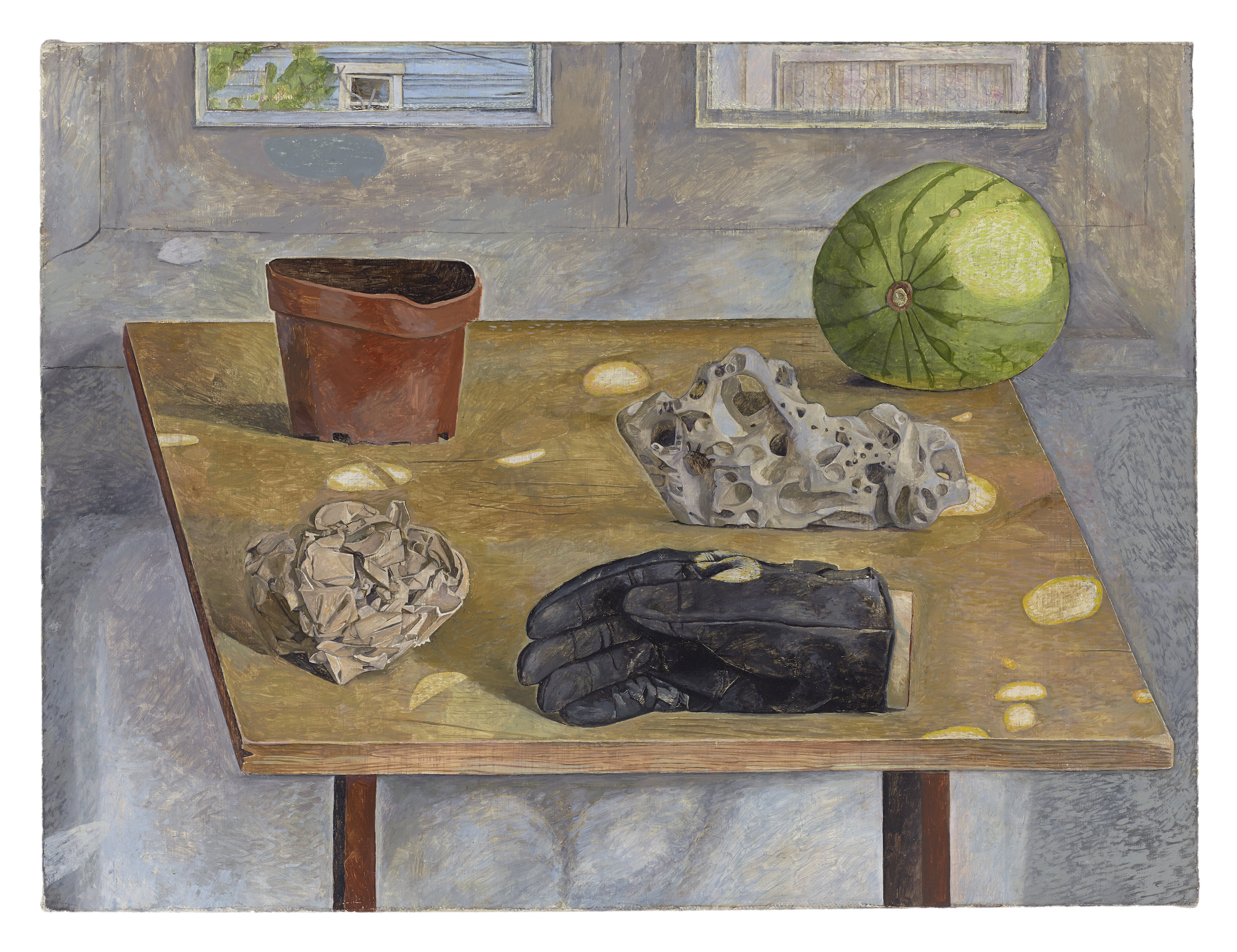 Objects on Table with Light Spots