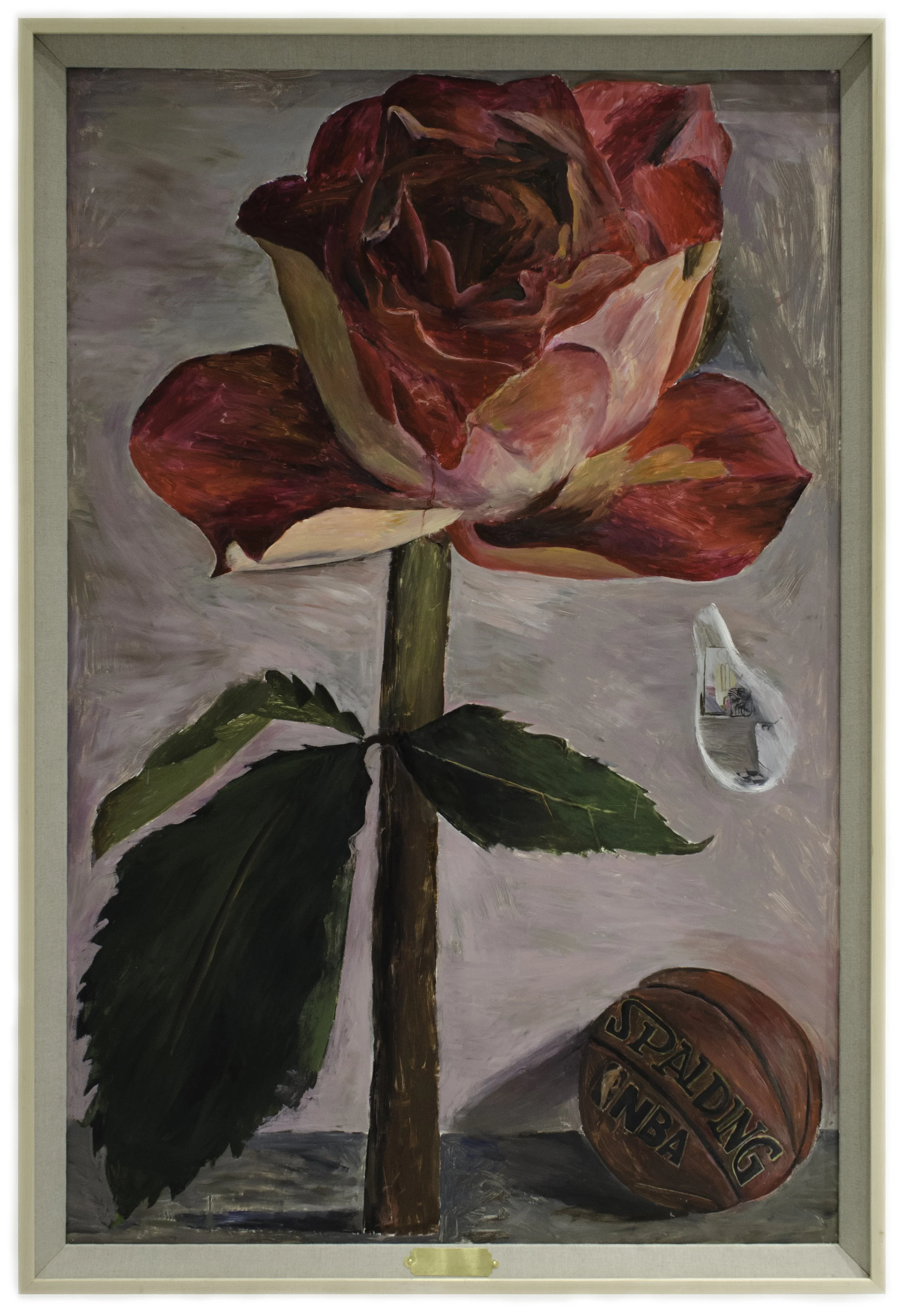  Oil on Paper, Framed in Artist's Frame, 62.5" x 42.5" 