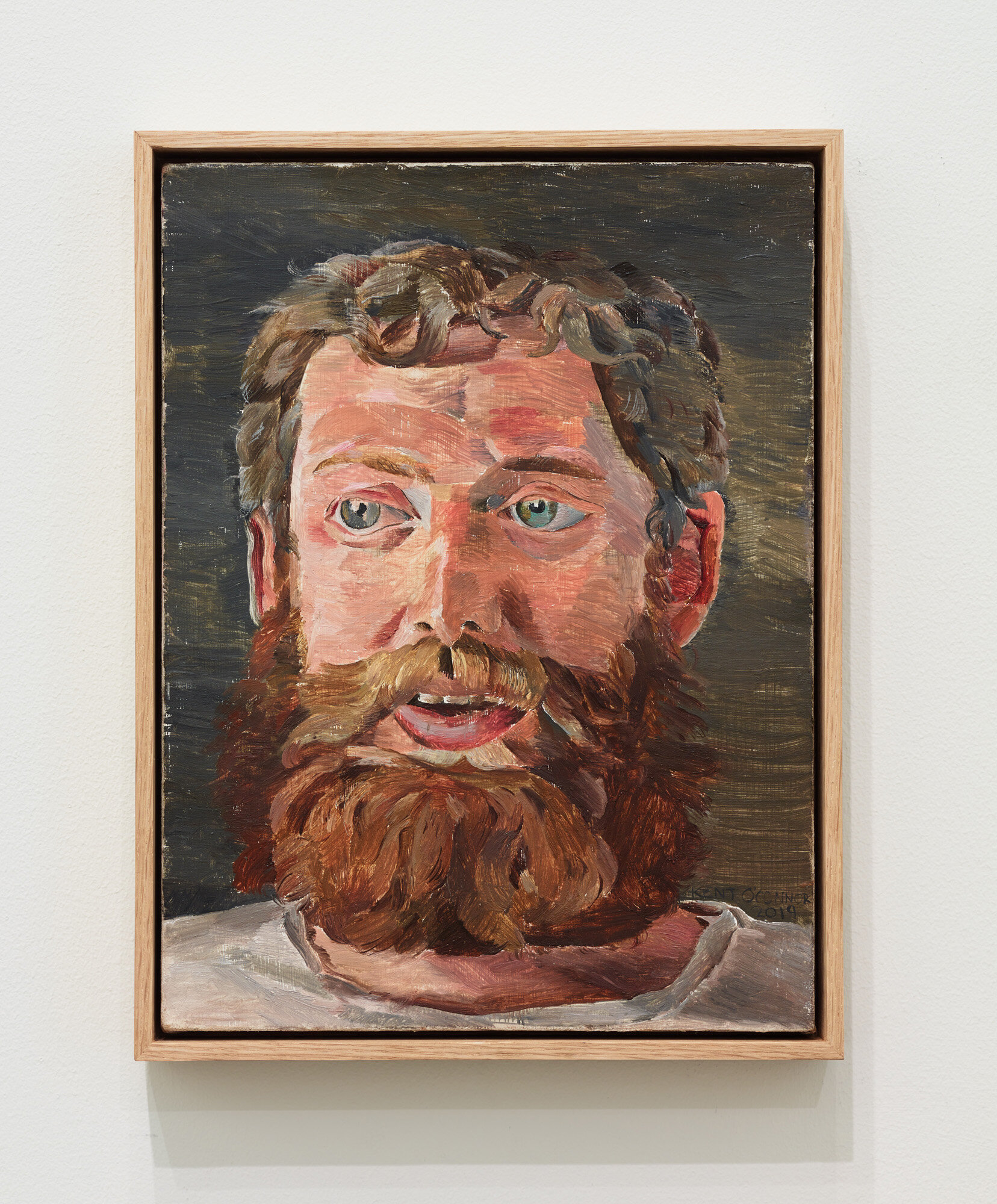 “Kyle”, oil on linen, 12” x9”, 2019 