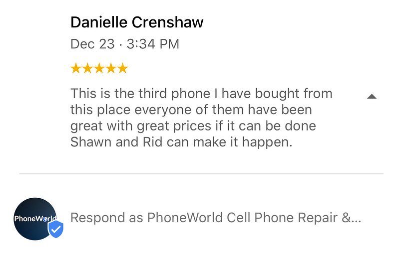 We take pride in every repair that leaves the shop and this is exactly what we like to see after every repair 🔥🔥 come get your devices repaired by your local experts today! #5starrated #5starratedbusiness #yourrepairexperts #cellphonerepairatl #pho