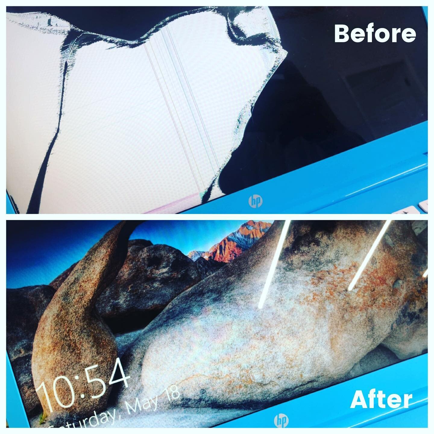 Laptop Screen Repairs Under 30 Minutes! Only At PhoneWorld! #atlantacellphonerepair #phoneworld #phoneworldtucker #tuckerga #hprepair #laptoprepair #computerrepair #atlantaga
