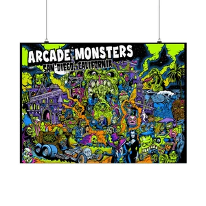 San Diego Halloween Poster Collaboration with Dirty Donny — Arcade