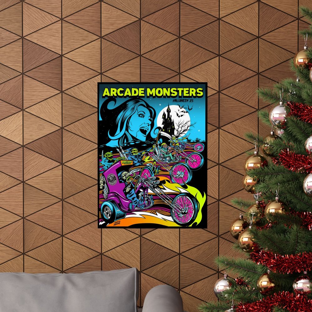 Arcade Monsters Halloween Poster 2025 — Arcade Monsters