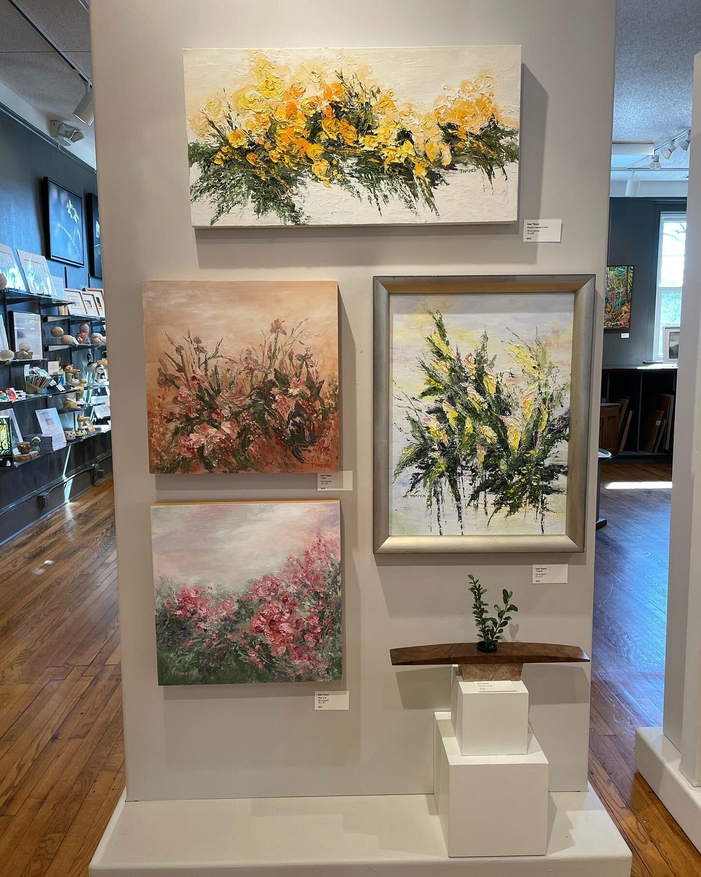 Thinking spring. Paintings at the Gallery At Flat Rock