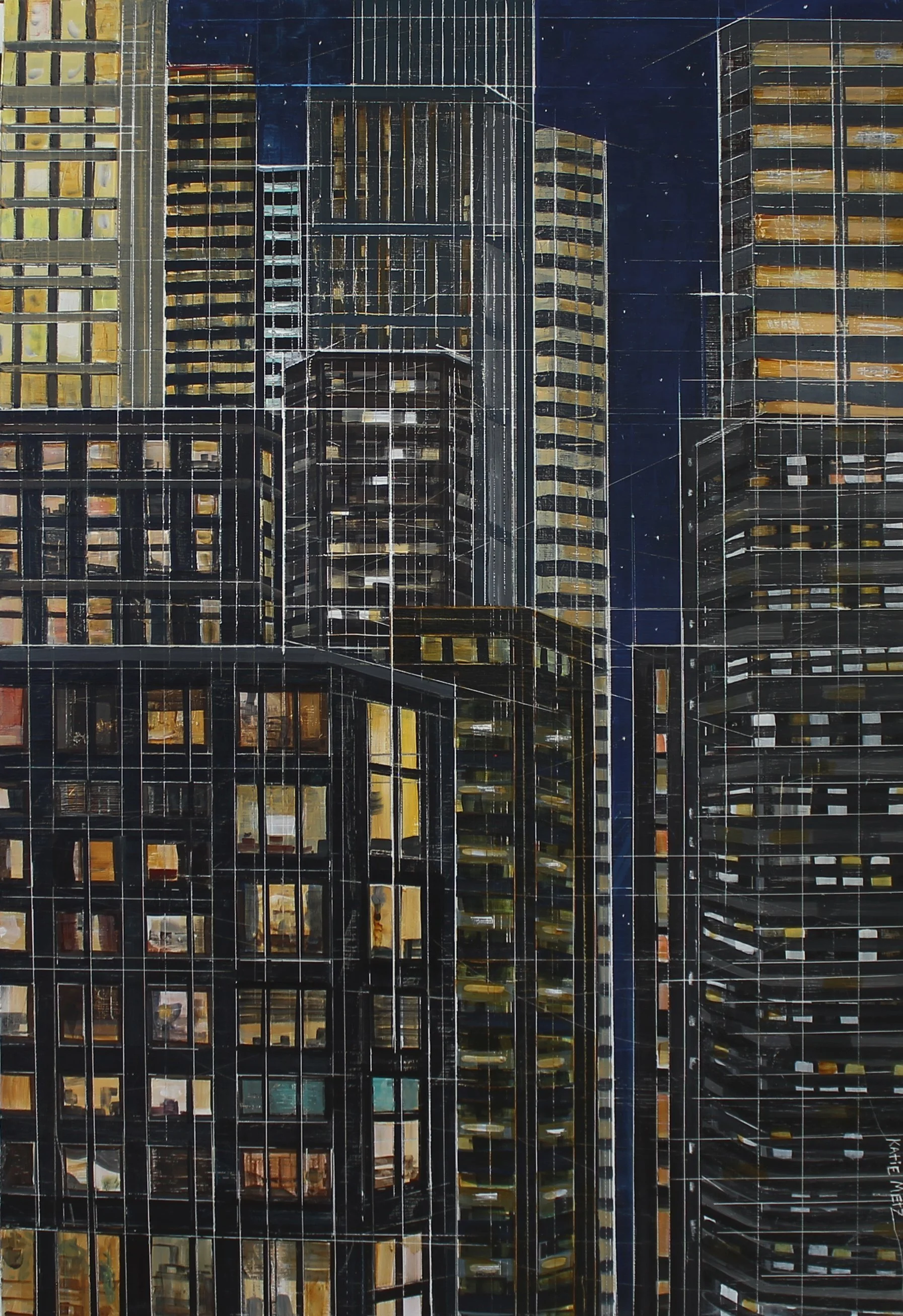 Urban Form 8
2021
acrylic on wood panel
37" x 25"