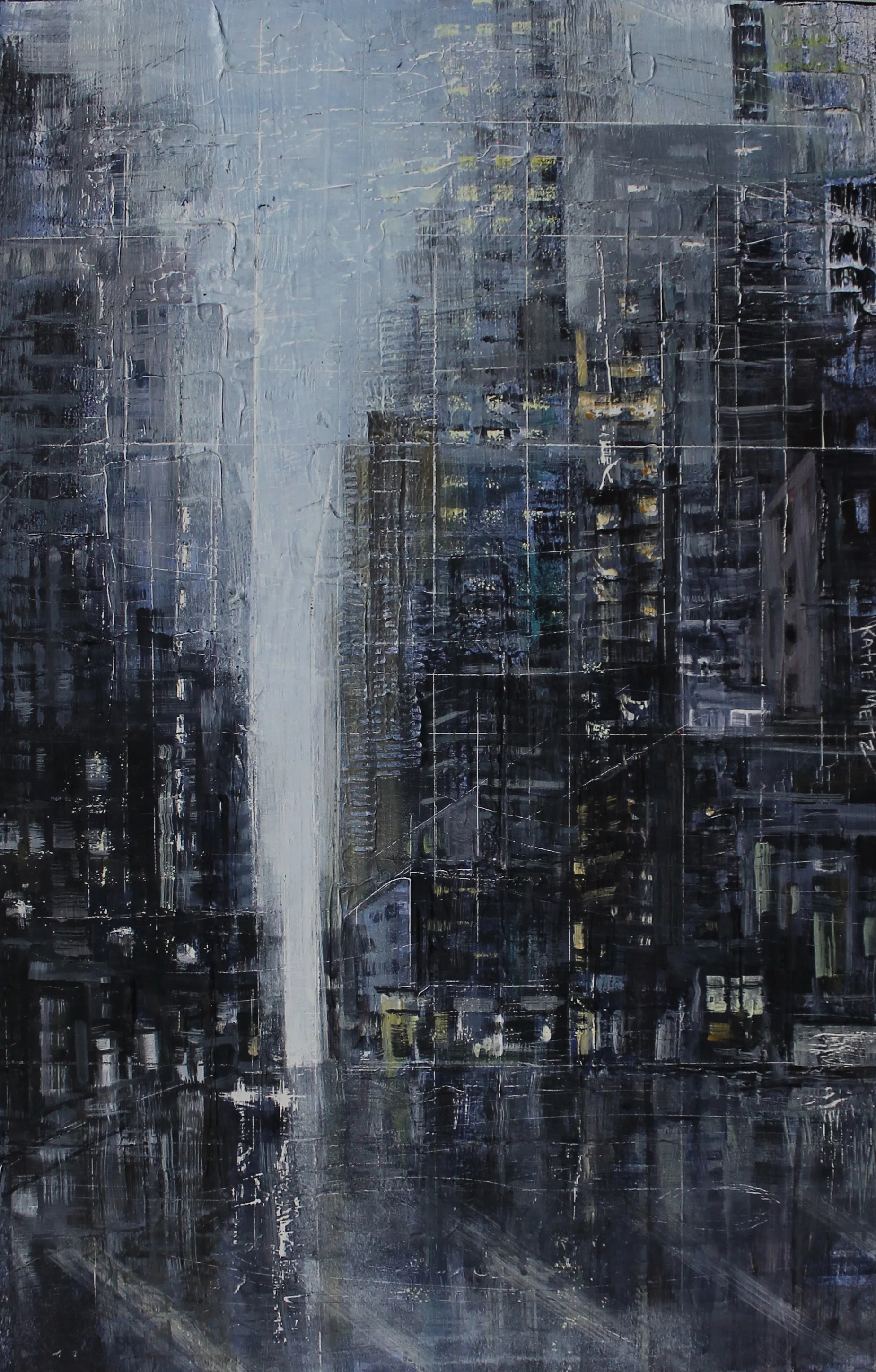 Metz: Urban Interludes 9 acrylic on panel 22x14in 2022 .JPG