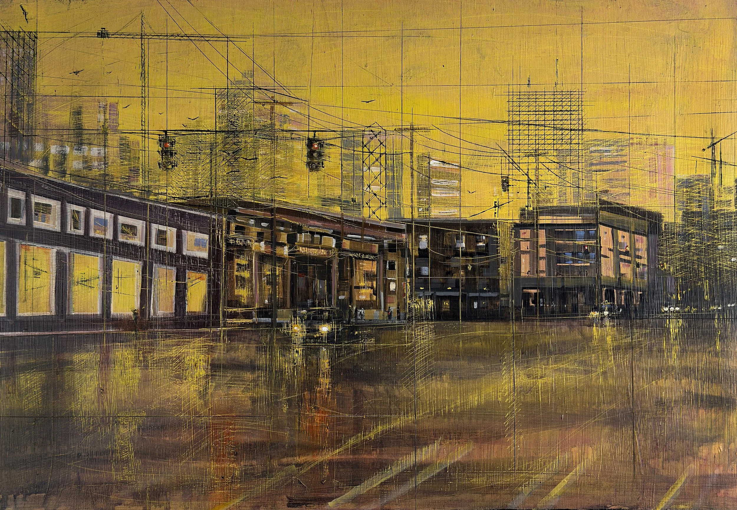 Urban Respite  24x35in  2015 acrylic on wood panel Katie Metz $2900.jpg