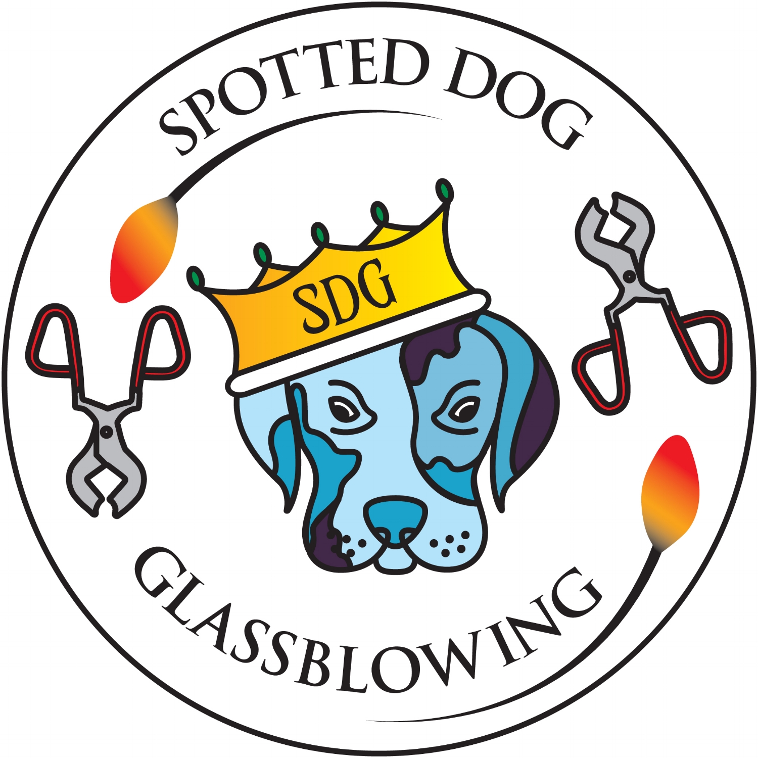 Spotted Dog Glassblowing