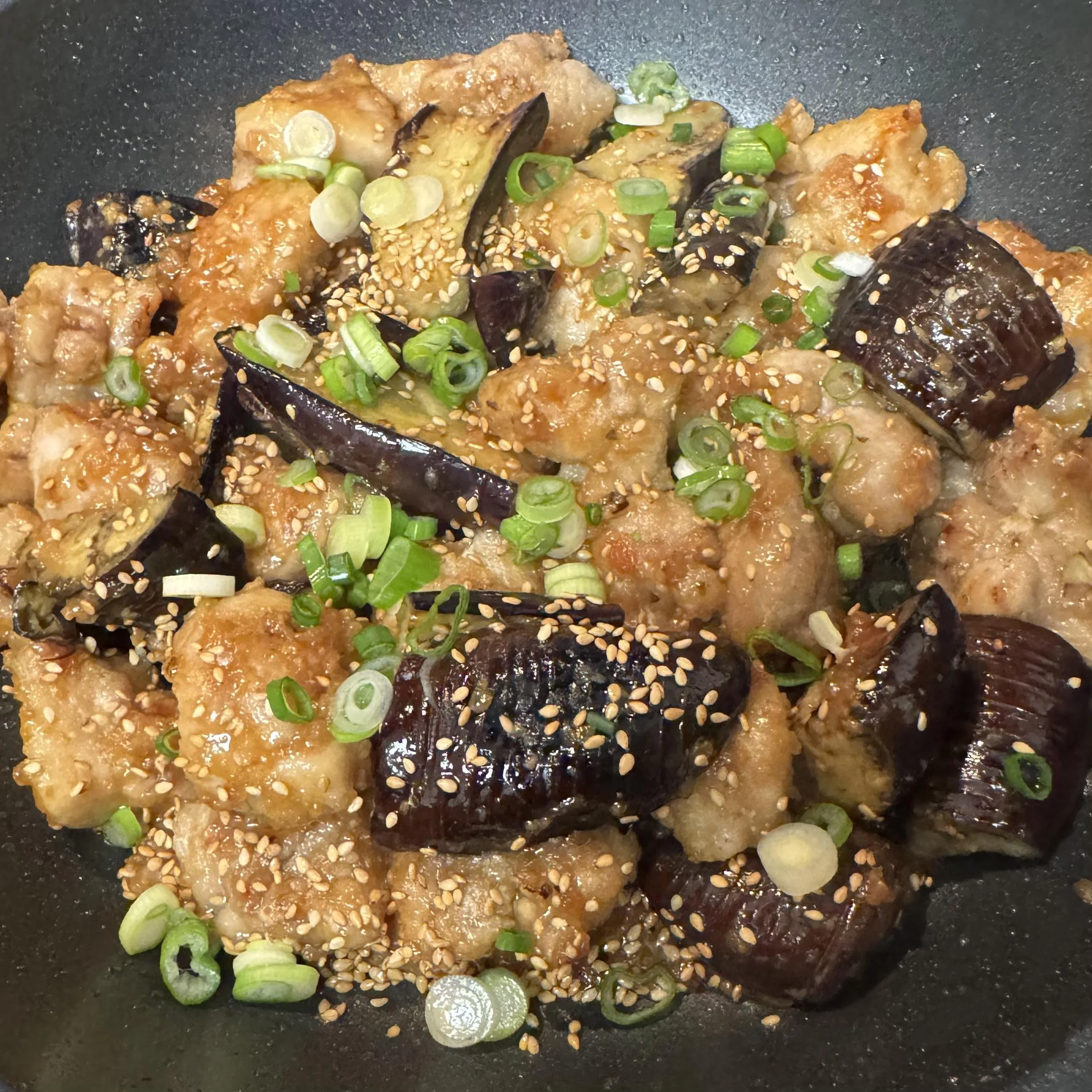 Golden Miso Chicken &amp; Eggplant Delight