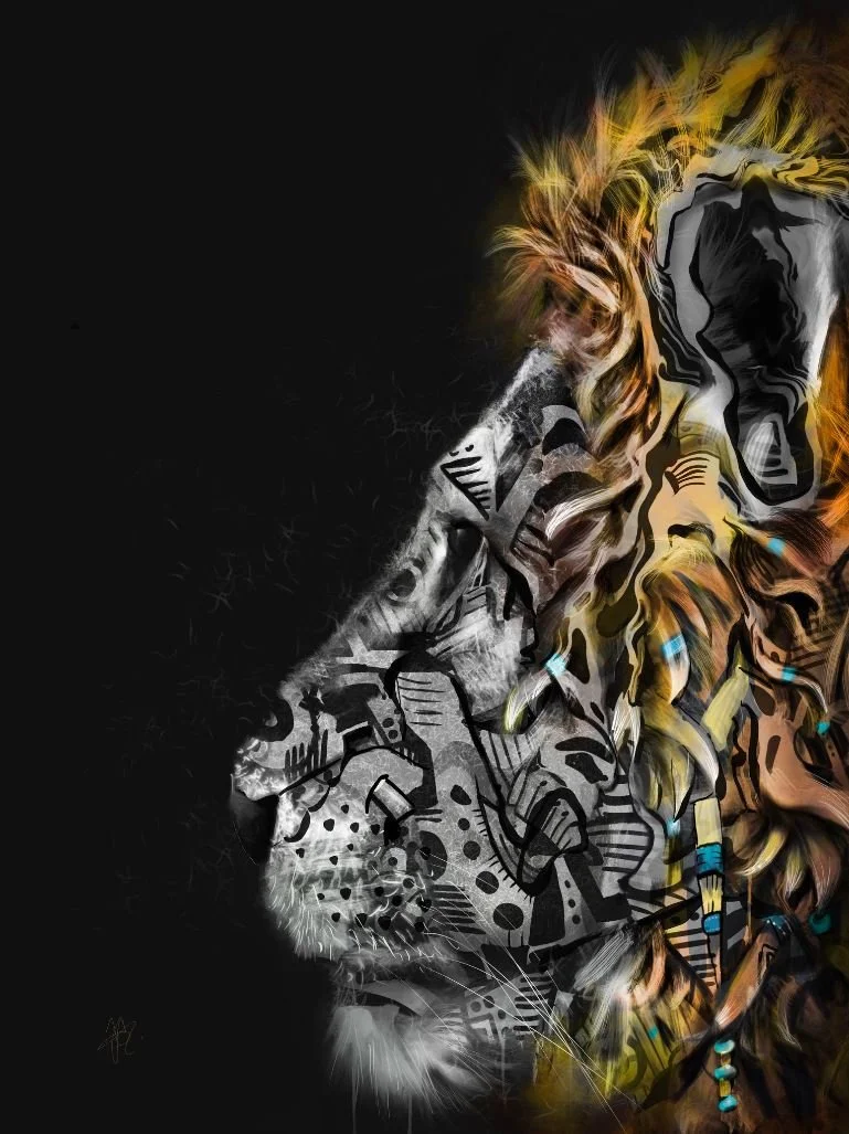 Mid Polychromatic Lion.JPG