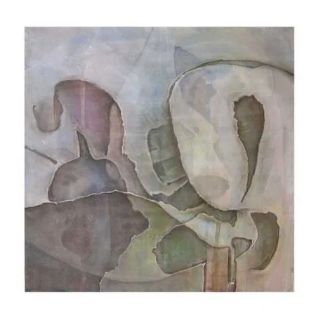 Surface Root 12"x12"x3.5" acrylic on muslin mounted on plexi-glass box