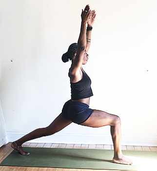 utthita ashwa sanchalanasana. (high lunge pose)