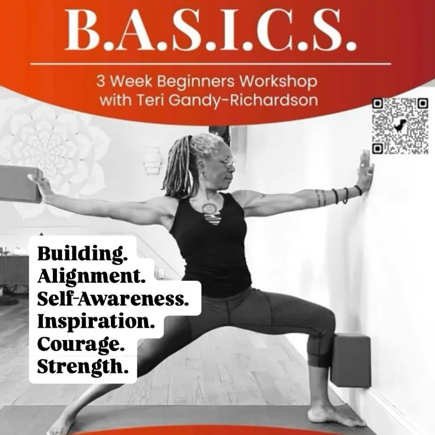 Let&rsquo;s focus on your B.A.S.I.C.S. for 3-weeks!

If you&rsquo;re new to yoga, working through injuries OR wanting to practice at a slower pace with intention&mdash; 

this workshop is for you. 

With a focus on alignment this workshop will be a l