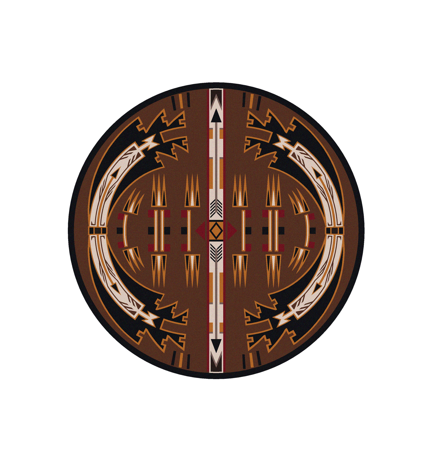Brown | 8ft Round