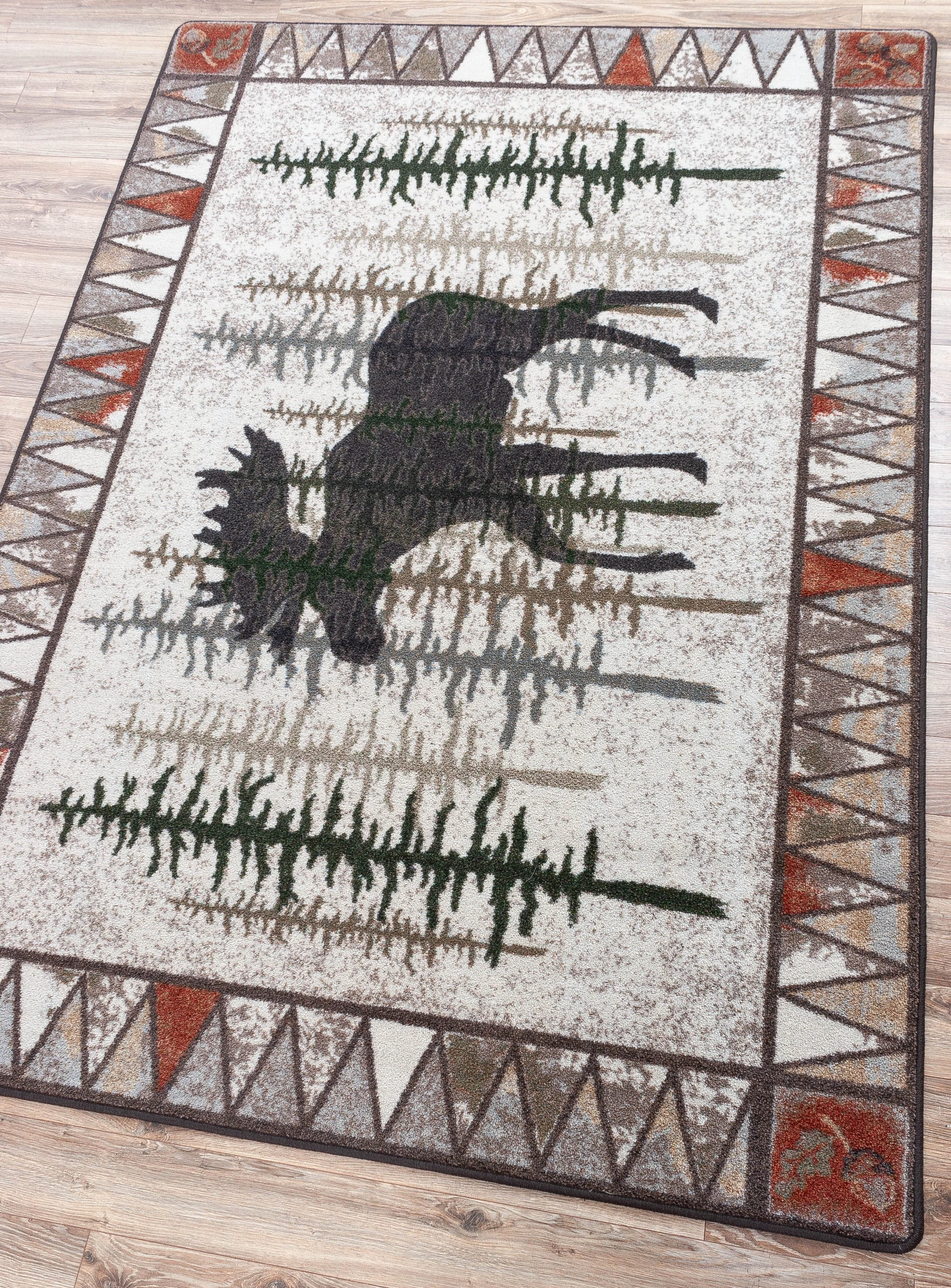 Back country Moose — Cobalt Creek Rugs