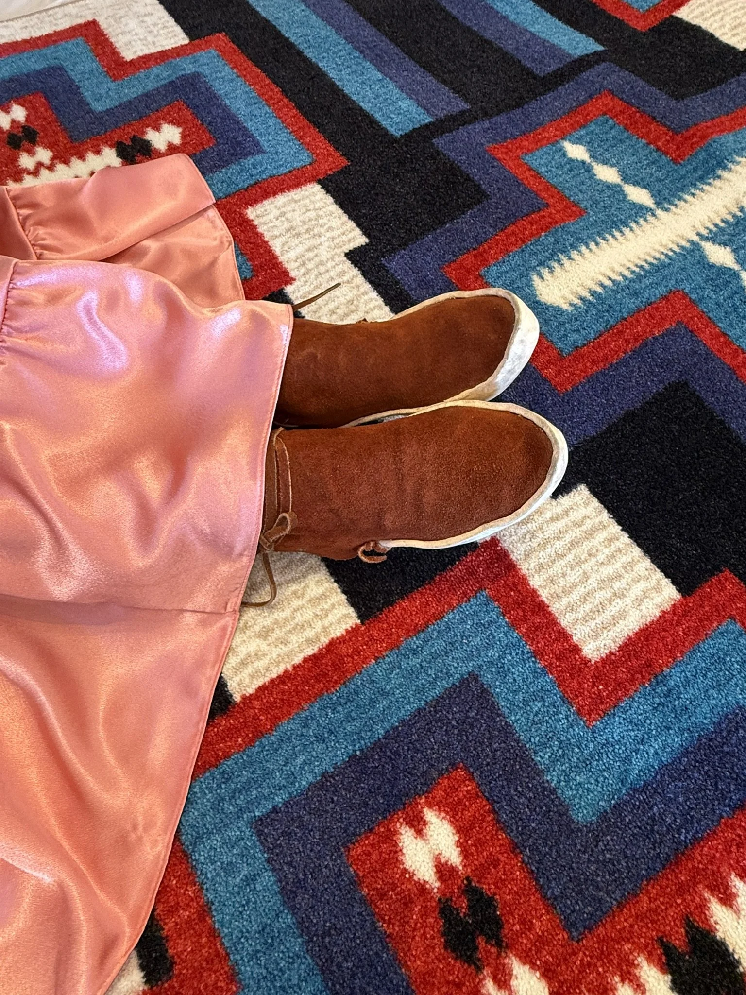 Mary with Blue Ribbon rug 2.JPEG