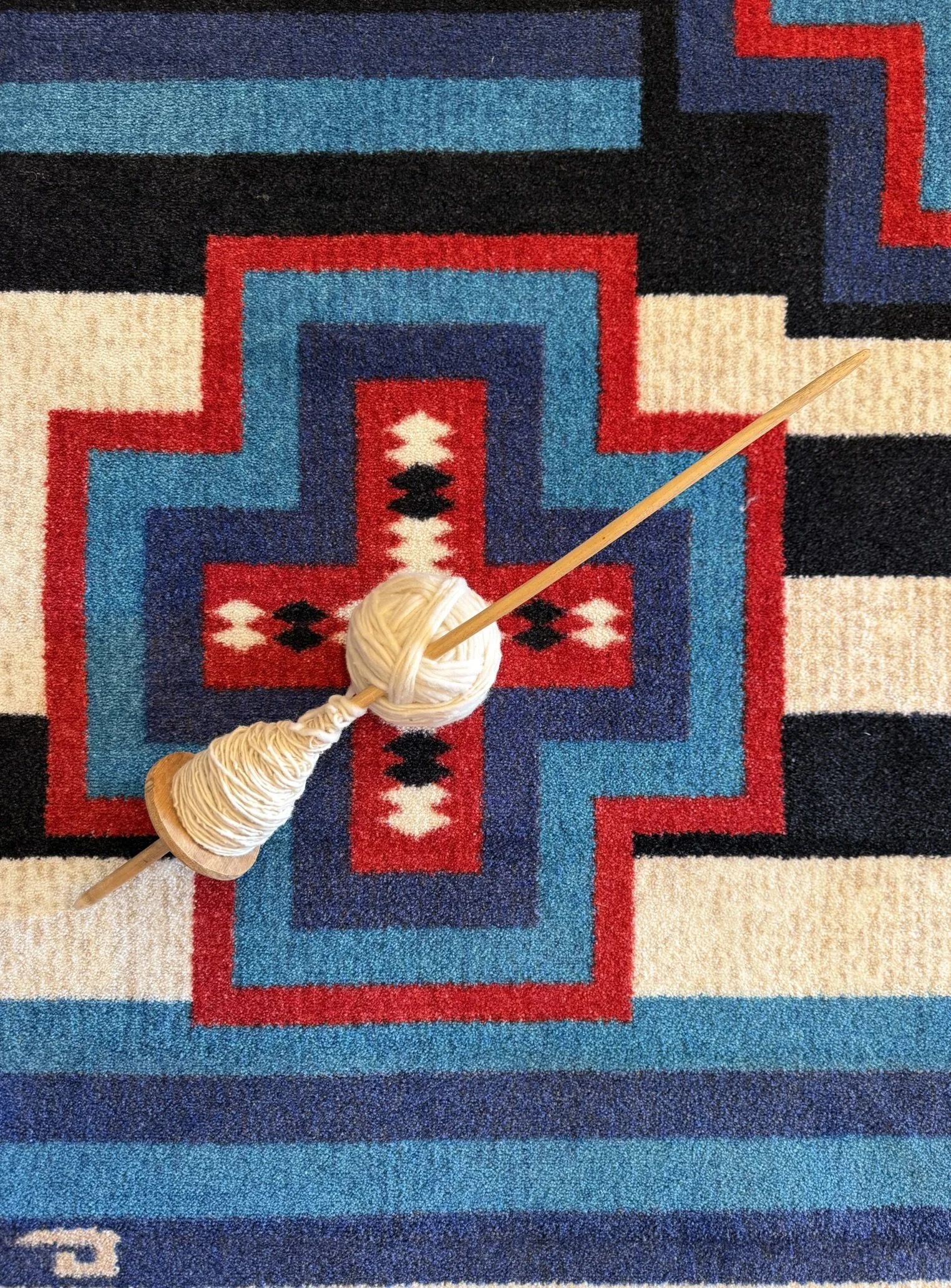 Close up new Blue Ribbon rug .JPEG