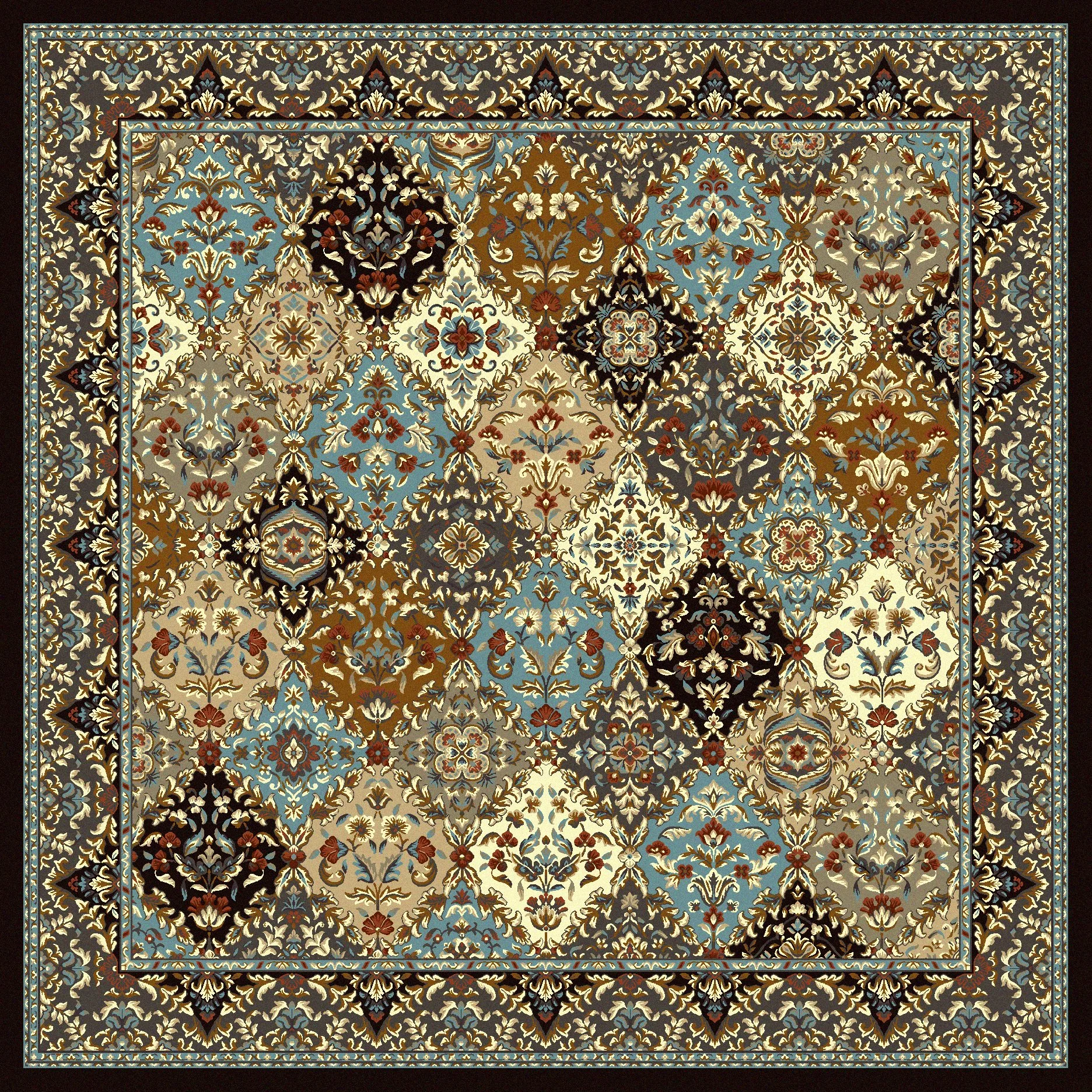 0135MUL297 8ft Square Badillo Multi.jpg