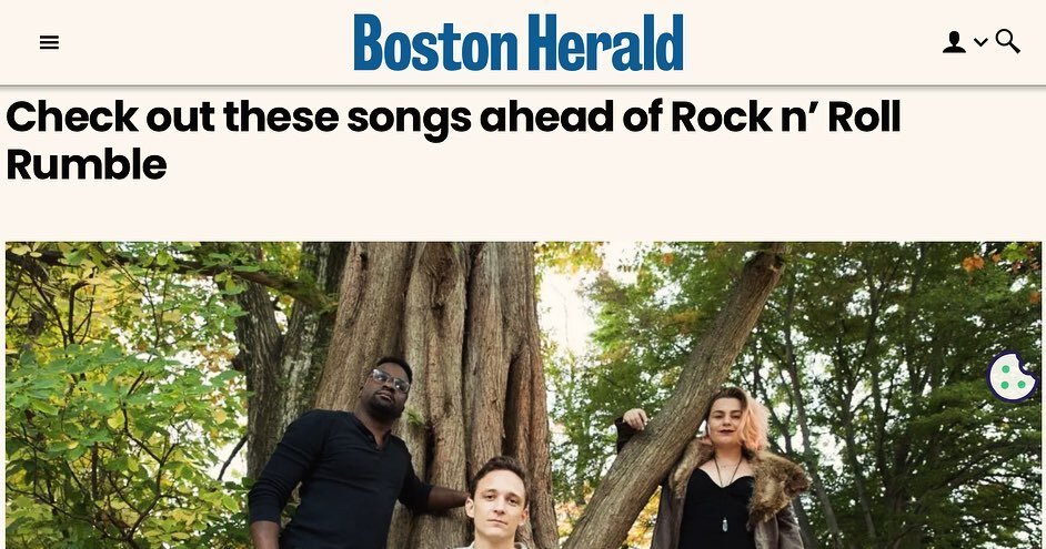 Thanks Jed Gottlieb of @bostonherald for such a big feature of Ruby Grove in your Rumble writeup! ☺️ we&rsquo;ve been looking forward to the Rumble so much this month. Catch us on 4/11 at the Middle East for our first rumble gig! #boston #rockandroll