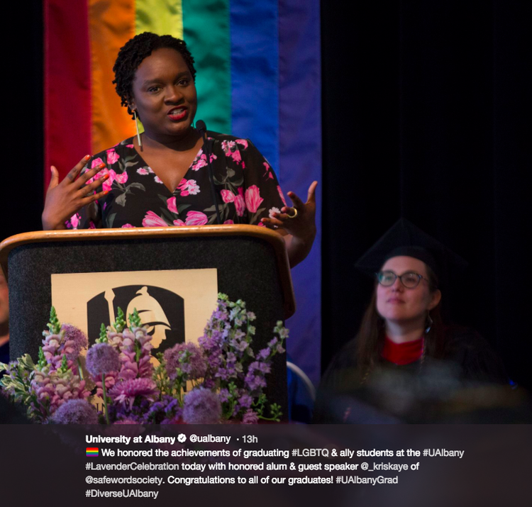 Keynote | 2018 Lavender Commencement Celebration at The University at Albany - SUNY