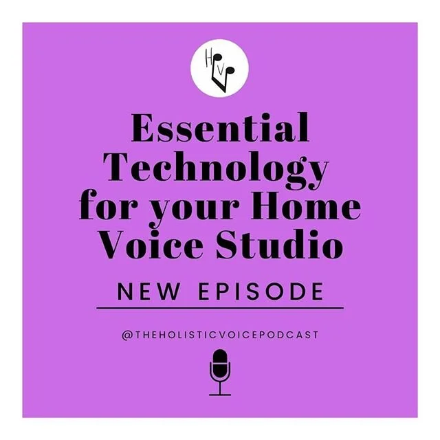 Is your home studio equipment showcasing your voice in the best way? We discuss mics, video conferencing platforms, and more on this week&rsquo;s episode. #theholisticvoicepodcast #microphone #zoom #audiointerface #technology #homestudiosetup #video