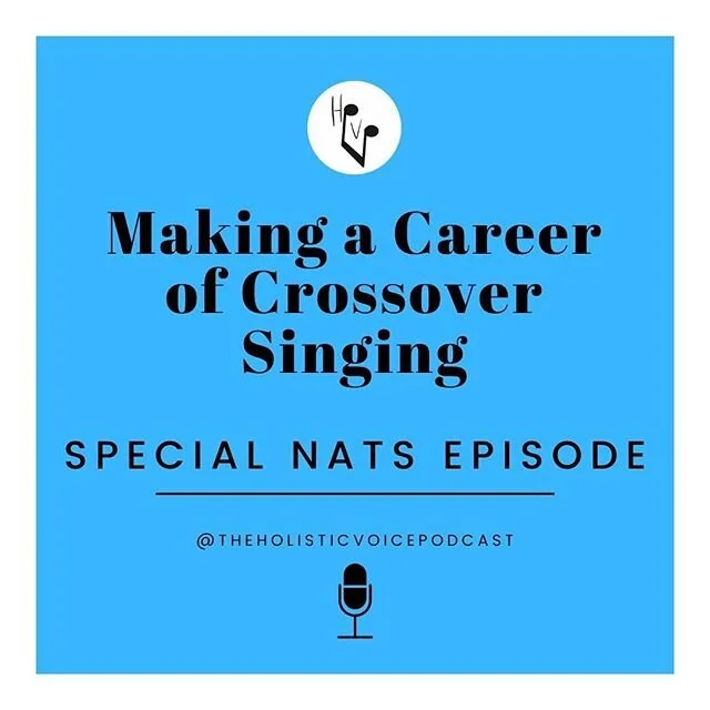 NEW EPISODE DROPS THURSDAY: 🙌🙌🙌 In the first episode of our new season, NATSAA winner Matt Hill (@matthill626 ) illuminates the constant and not-so conventional path a full-time career in voice can sometimes take. 
The Holistic Voice is a proud pa