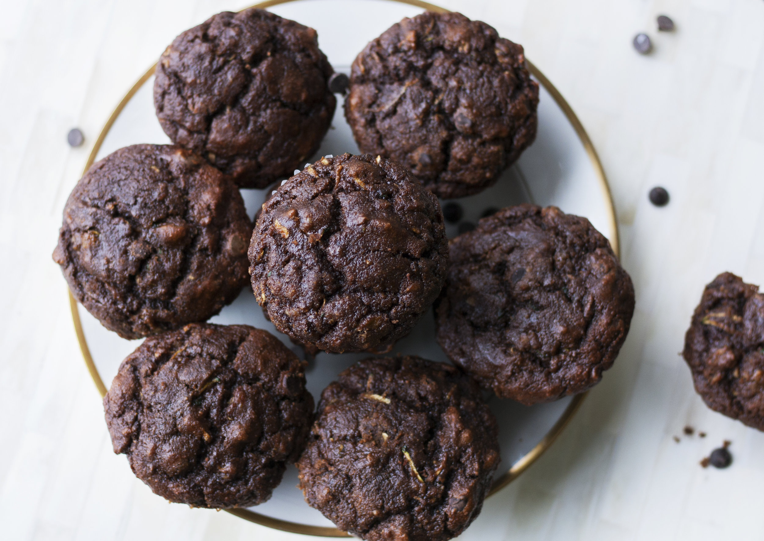 Plate of Chocolate Zucchini Muffins_II.jpg