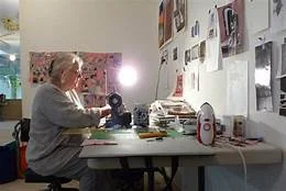 Bonnie Hull was my neighbor in Project Space... influencing me with line + color