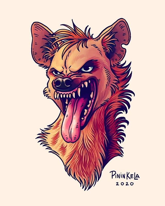 Saw a picture of a hyena and had to sketch out the sass. Found it to be a great opportunity to render fur, was very soothing to do. 🦐🦑💮🦞🐡
#hyena#animalart#animalartist#fur#art#sketch#process#artistoninstagram#procreate#teeth