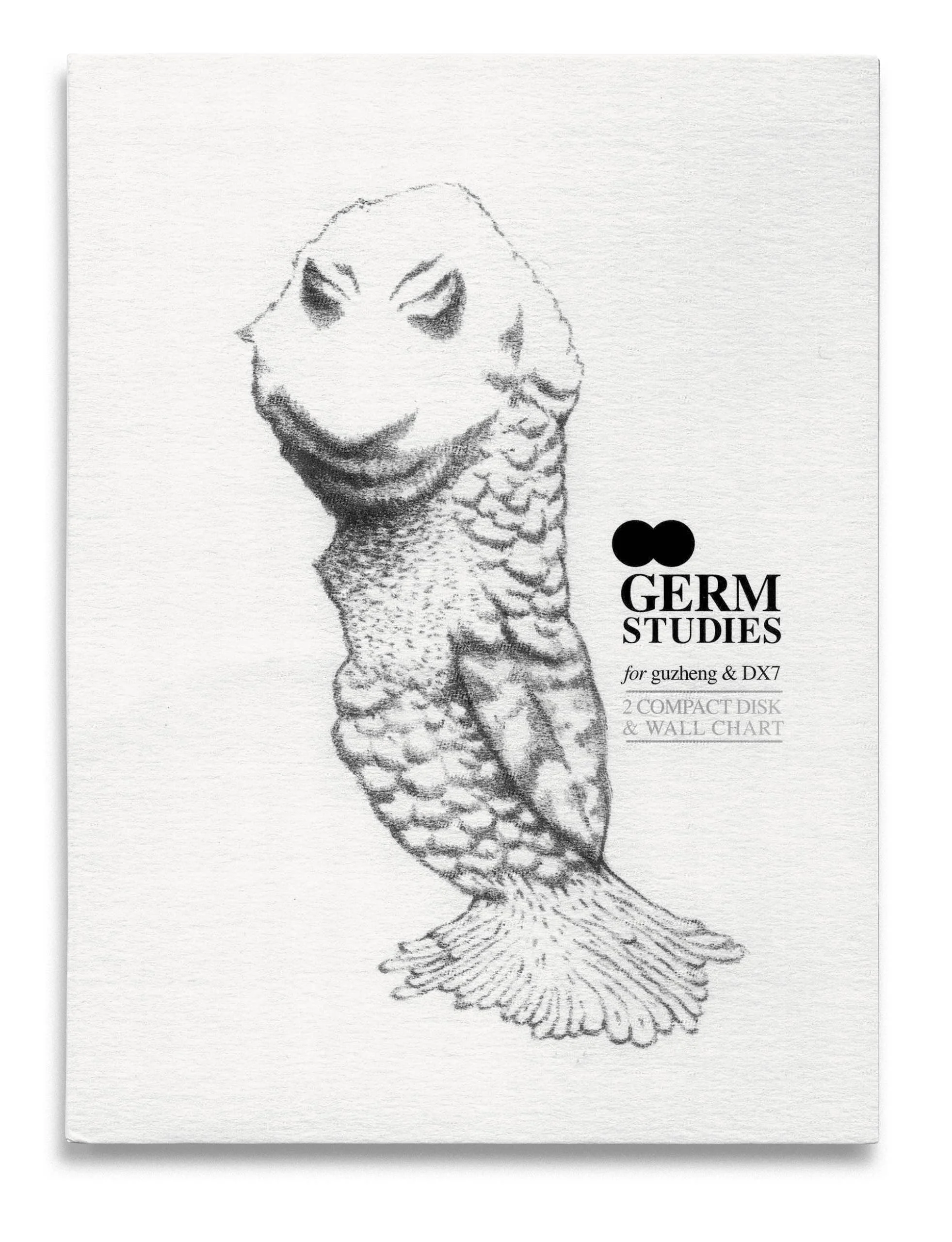 Illustration for Germ Studies for guzheng &DX7 CD set and wall chart 1.6 Biro on paper