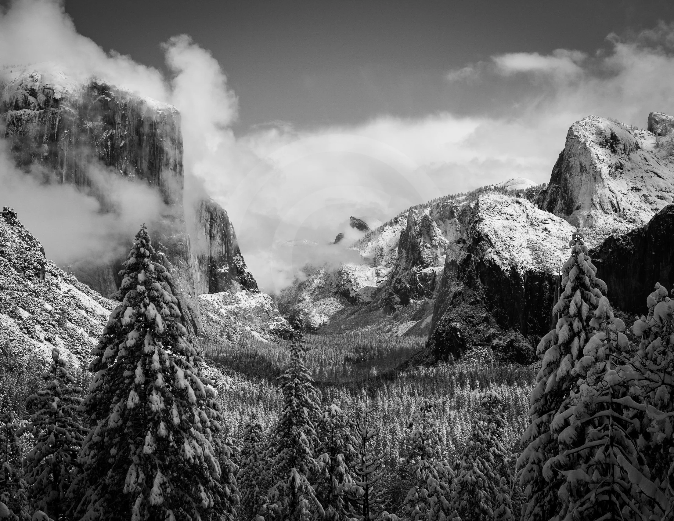 Yosemite Valley "Snowstorm"