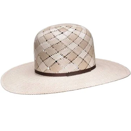 Patchwork - Two Tone Shantung, Brim width 3 - 5 Inch.