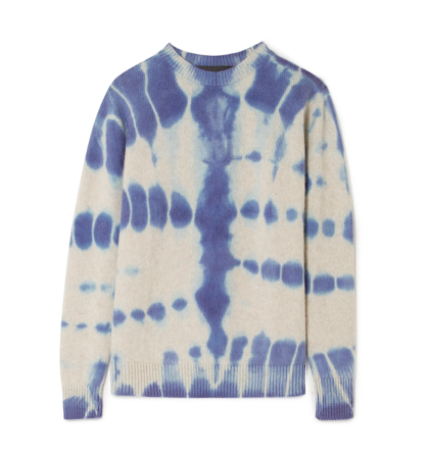 The Elder Statesman- Tie-dyed Cashmere Sweater