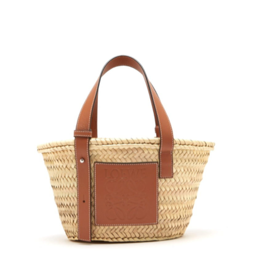 Loewe - Small Woven Raffia Tote