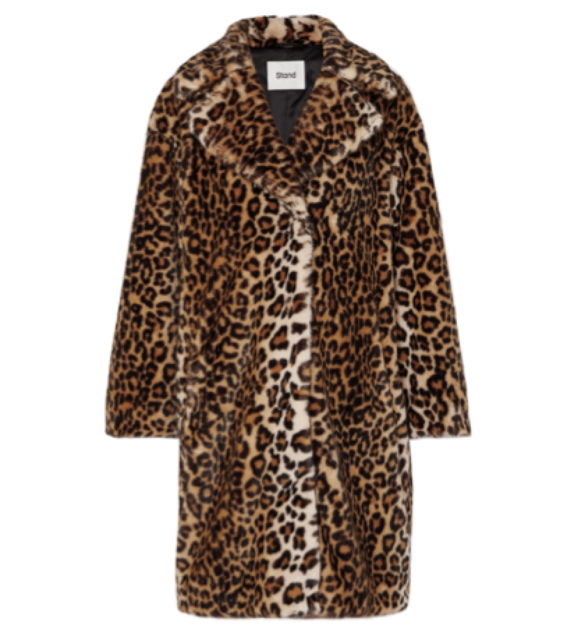 Stand - Leopard-print Faux Fur Coat