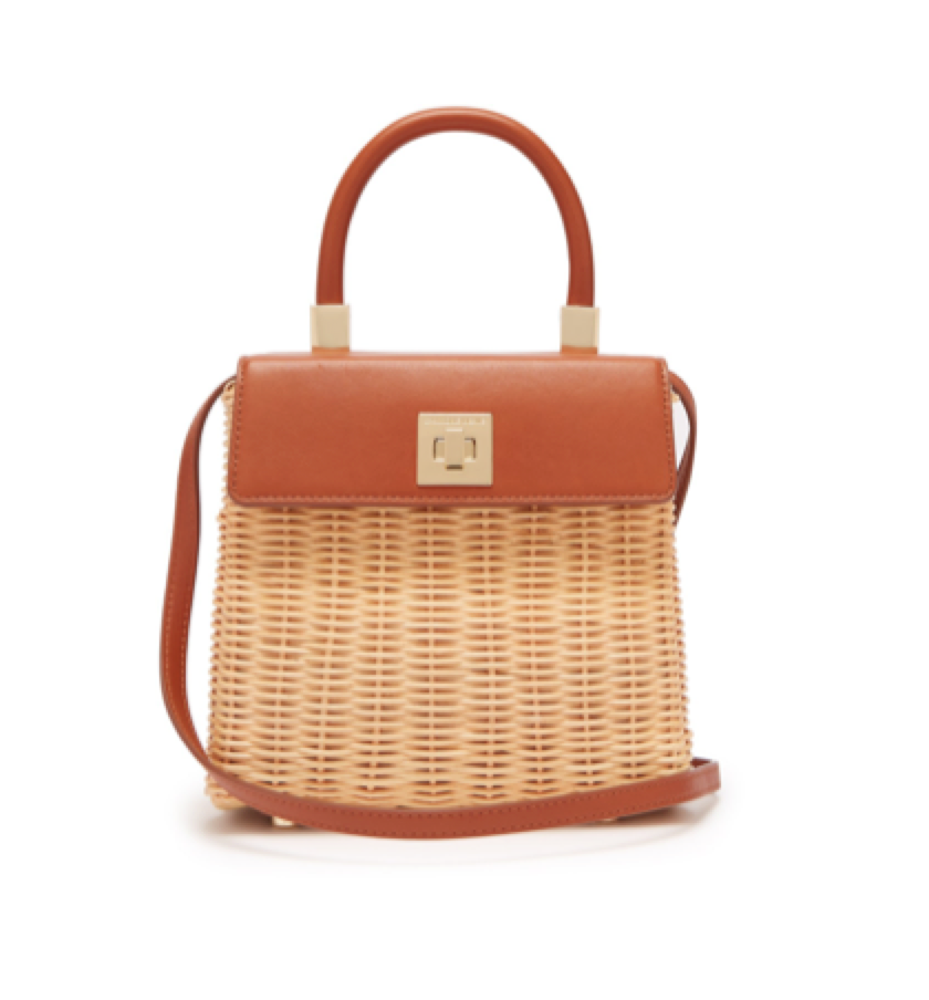 Sparrows Weave - The Classic wicker and leather top-handle bag