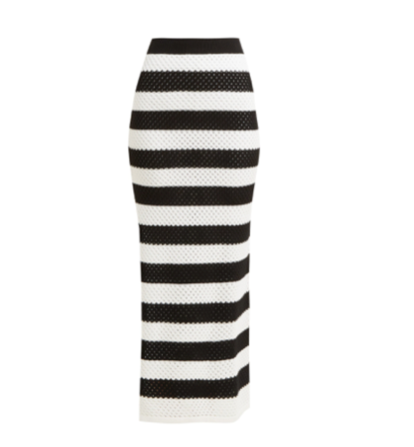 Dodo Bar Or - Striped Cotton Skirt