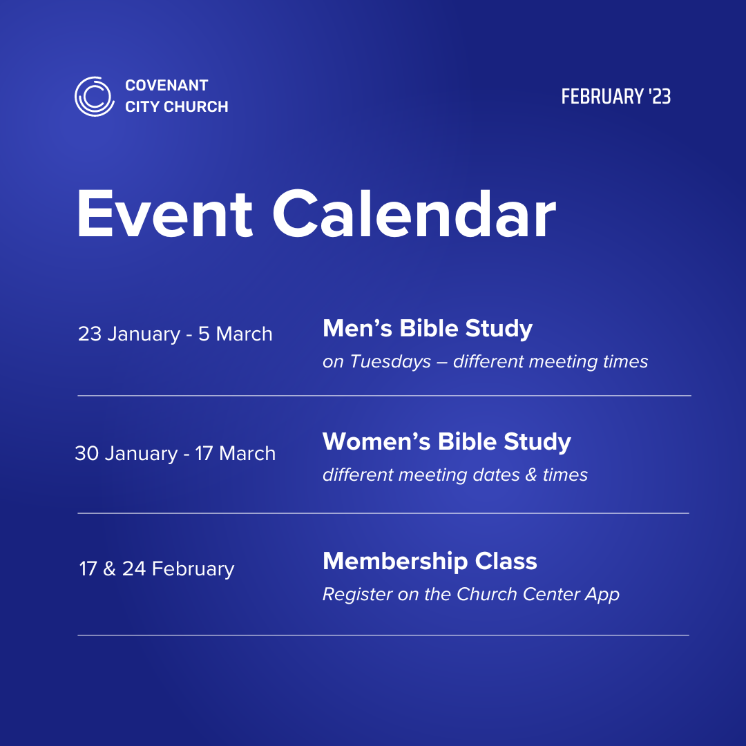Event Calendar &mdash; CCC Jakarta