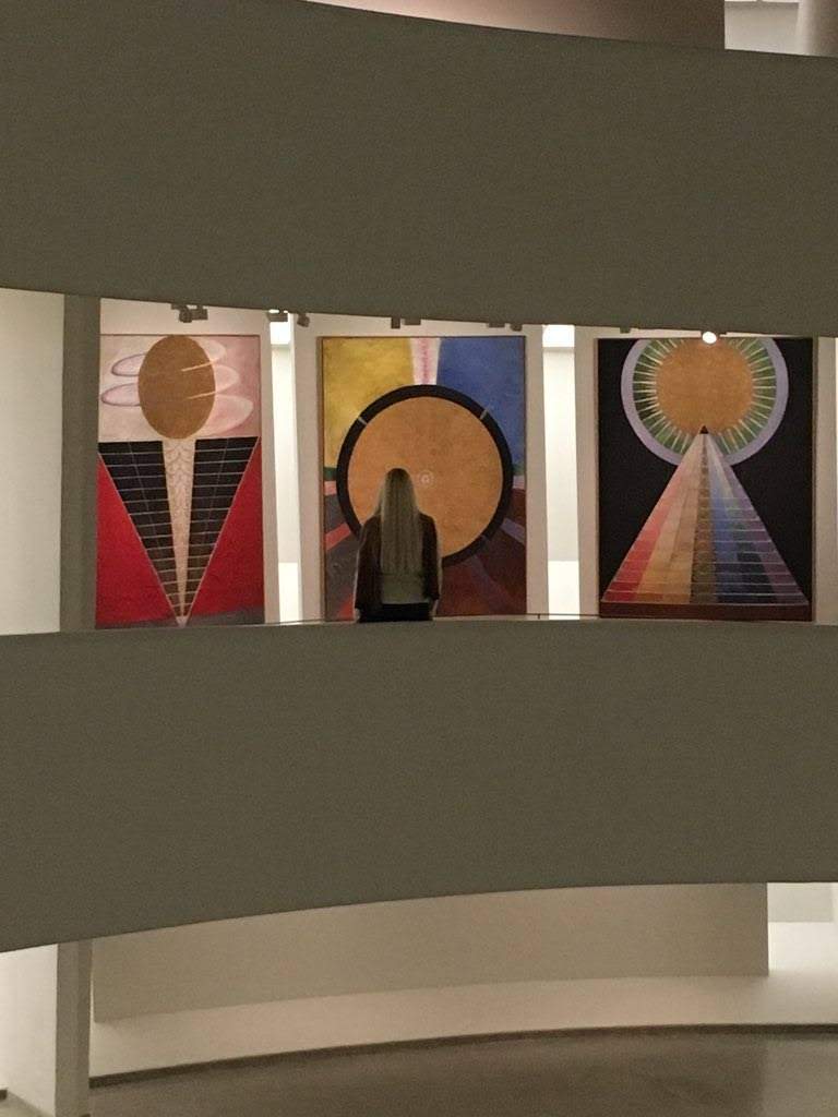 Hilma af Klint - Paintings For the Future at the Guggenheim Museum in NYC. Photo by Bailey Carr.
