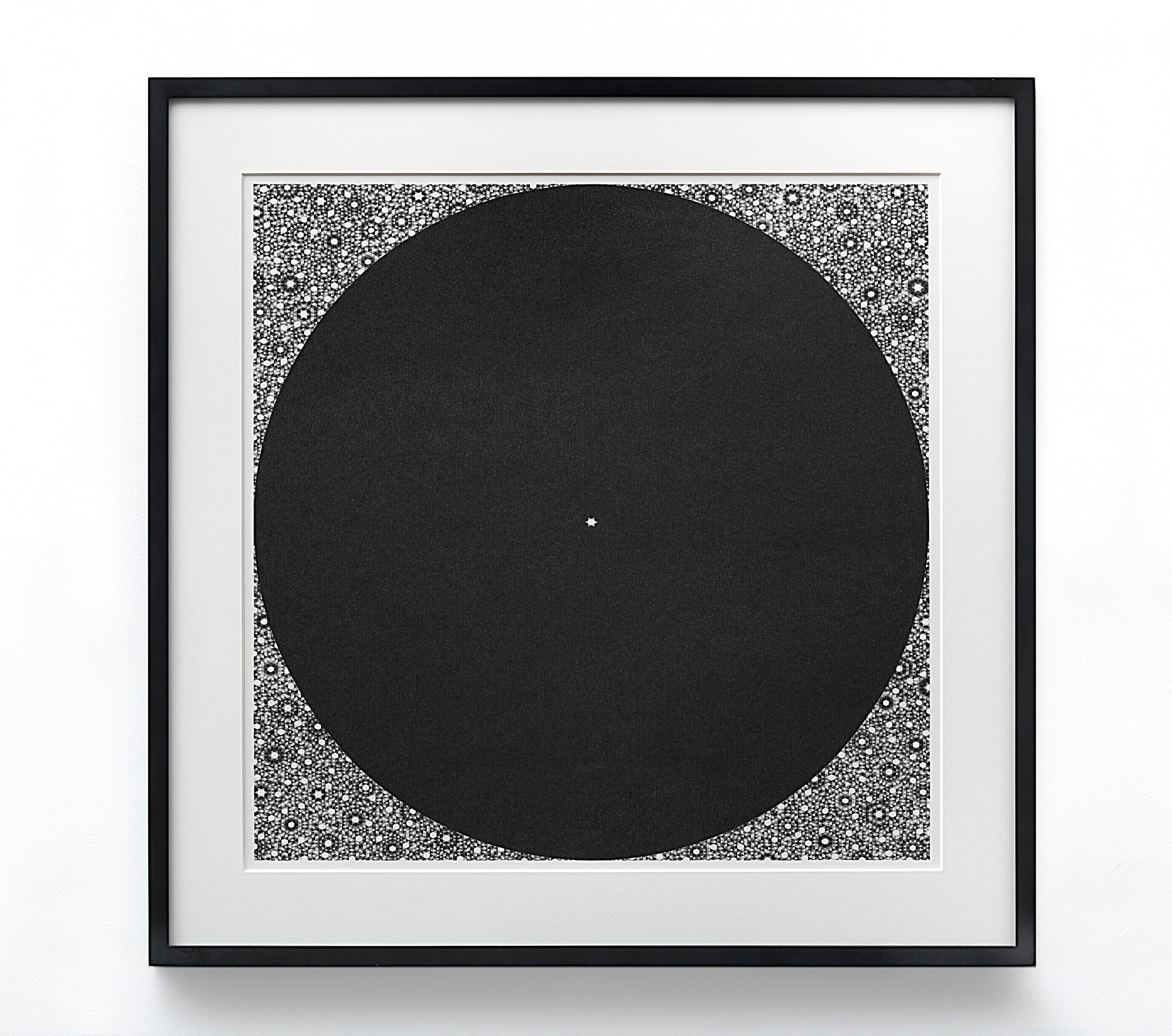 Eric Beltz (b. 1975) Twenty-five Inch Void, 2019  graphite on Bristol 27 x 27 inches