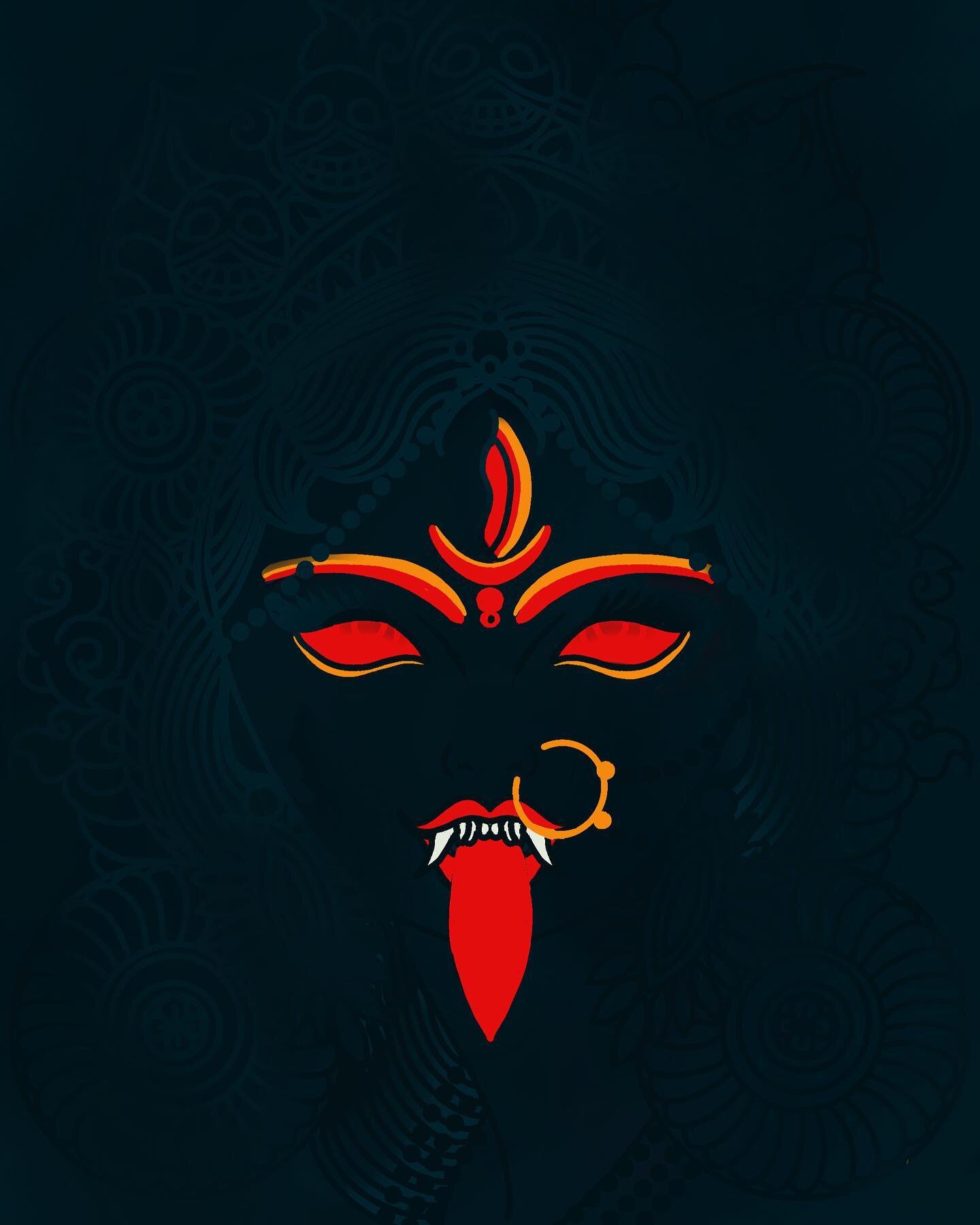 Kali Ma represents the darkness from which everything is born; the force of time, change, destruction and creation. 

A friend once told me &ldquo;I&rsquo;m like a shark. I need to keep moving, changing, growing. Like a shark, If I don&rsquo;t keep m