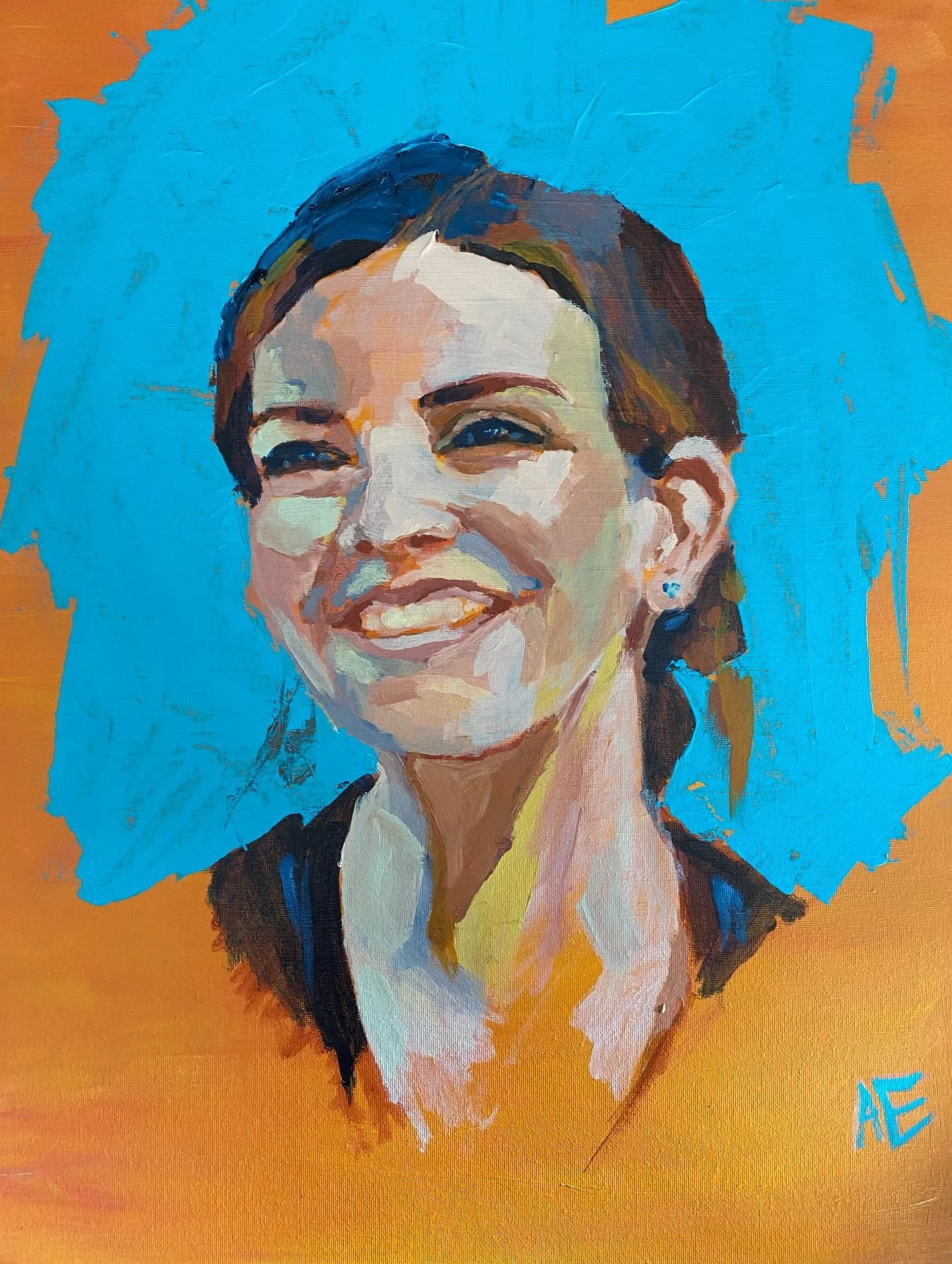 Portraits of Gratitude 
Nurse Gentry

I delivered this portrait painting today to Nurse Gentry. She took care of me the first week after I got off the ventilator and out of the ICU. I was still delirious and unaware of what was happening. My hospital