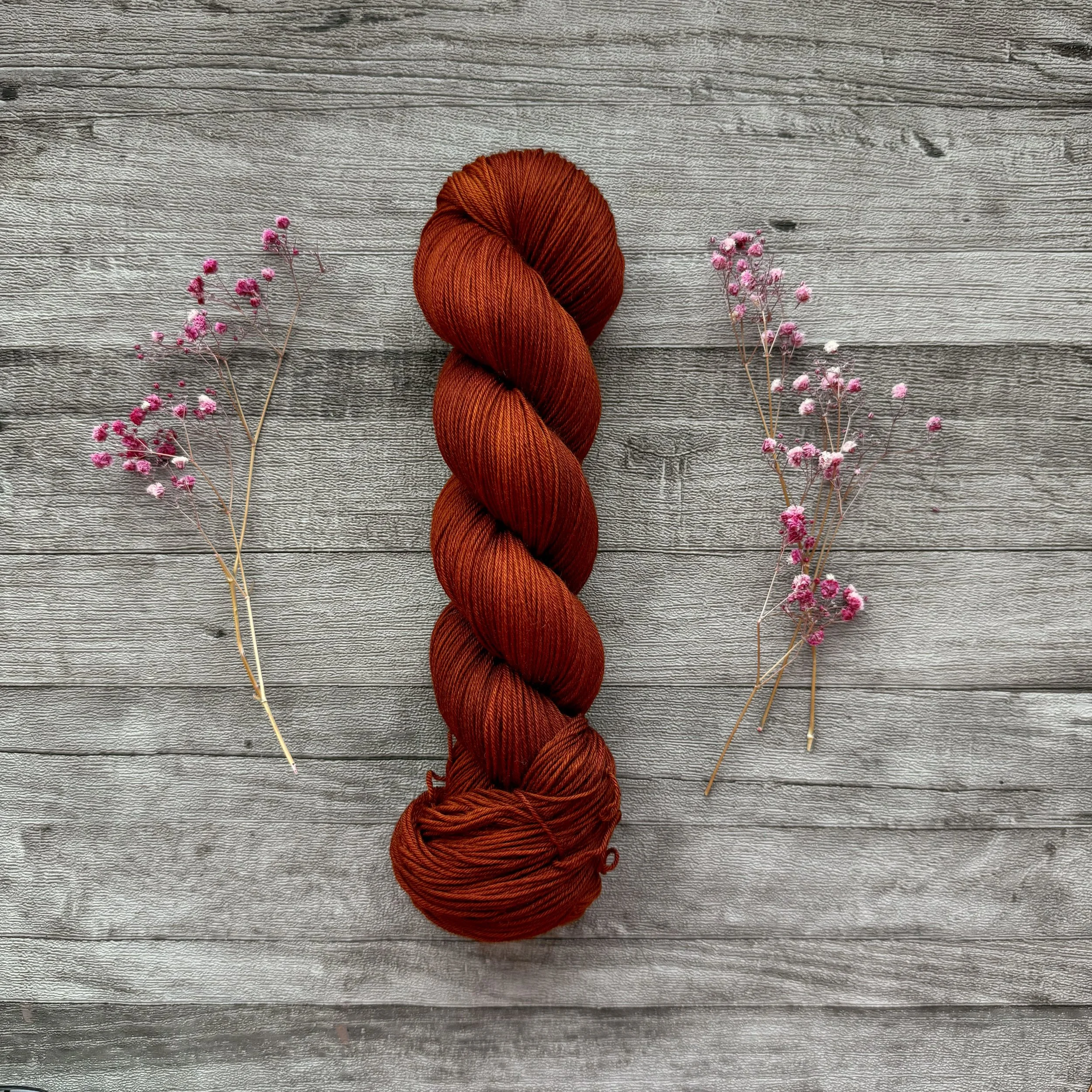 Brent oransje (solid), Tynn merino