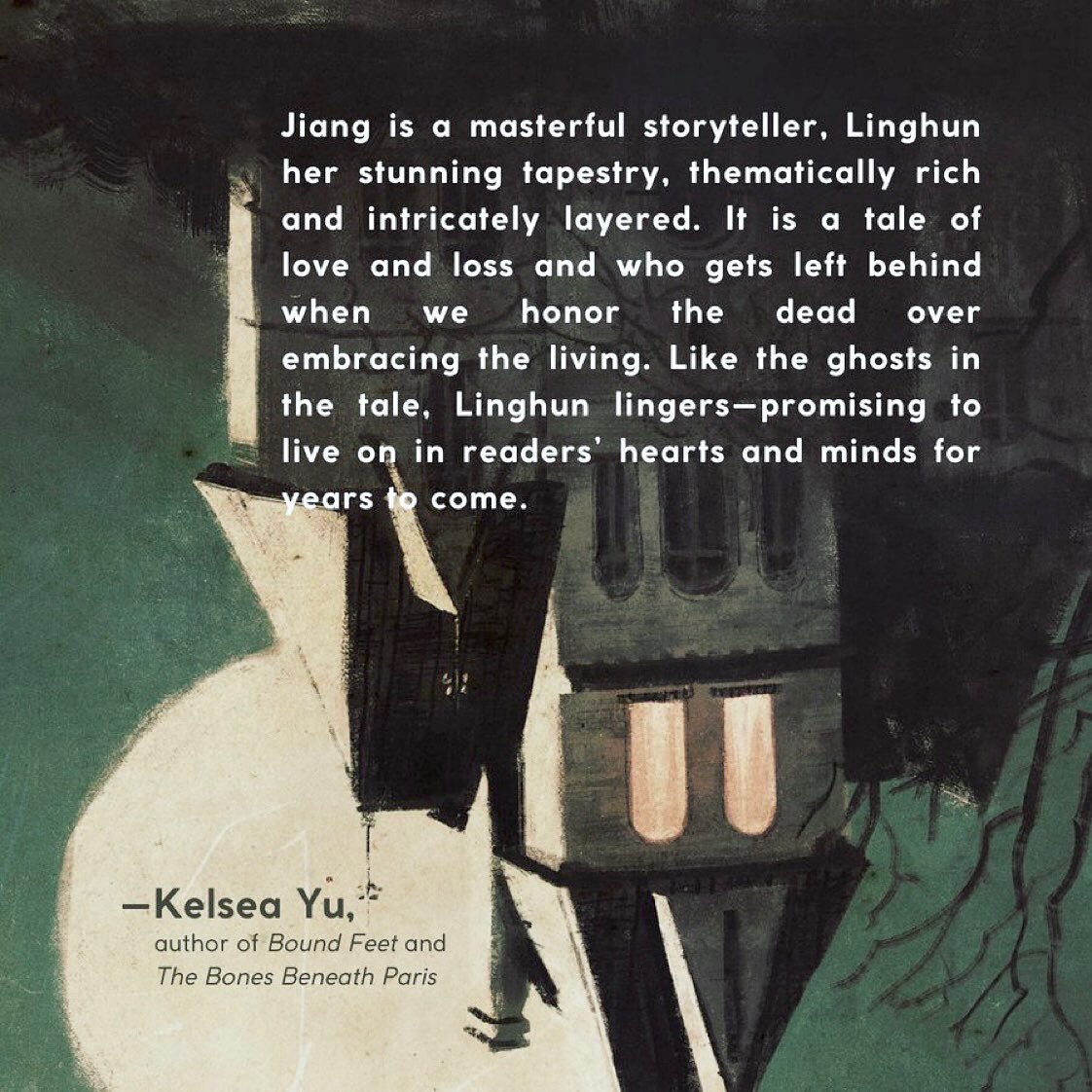 My blurb of LINGHUN by @ai.jian.g:
Jiang is a masterful storyteller, LINGHUN her stunning tapestry, thematically rich and intricately layered. It is a tale of love and loss and who gets left behind when we honor the dead over embracing the living. Li